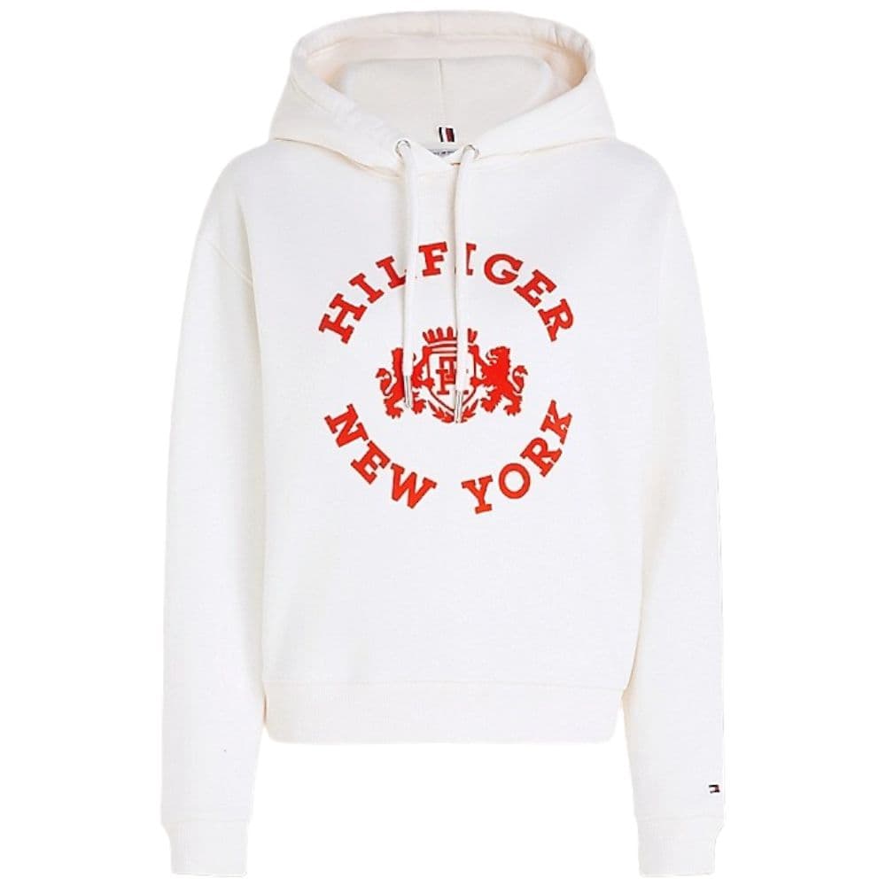 Tommy Hilfiger felpa bianca donna WW0WW39800 – Bianco