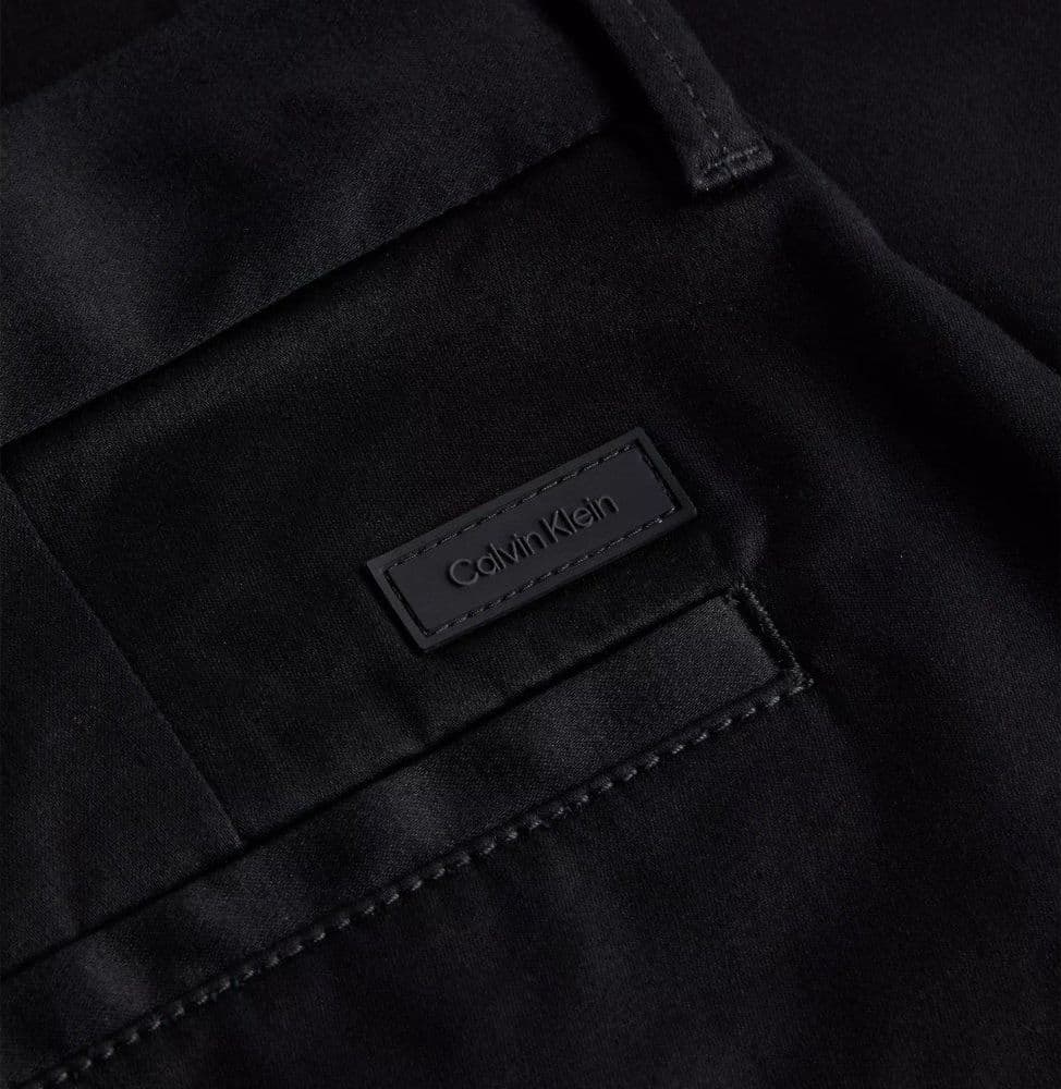 Calvin Klein pantalone nero sateen stretch cropp K10K110965 - 5