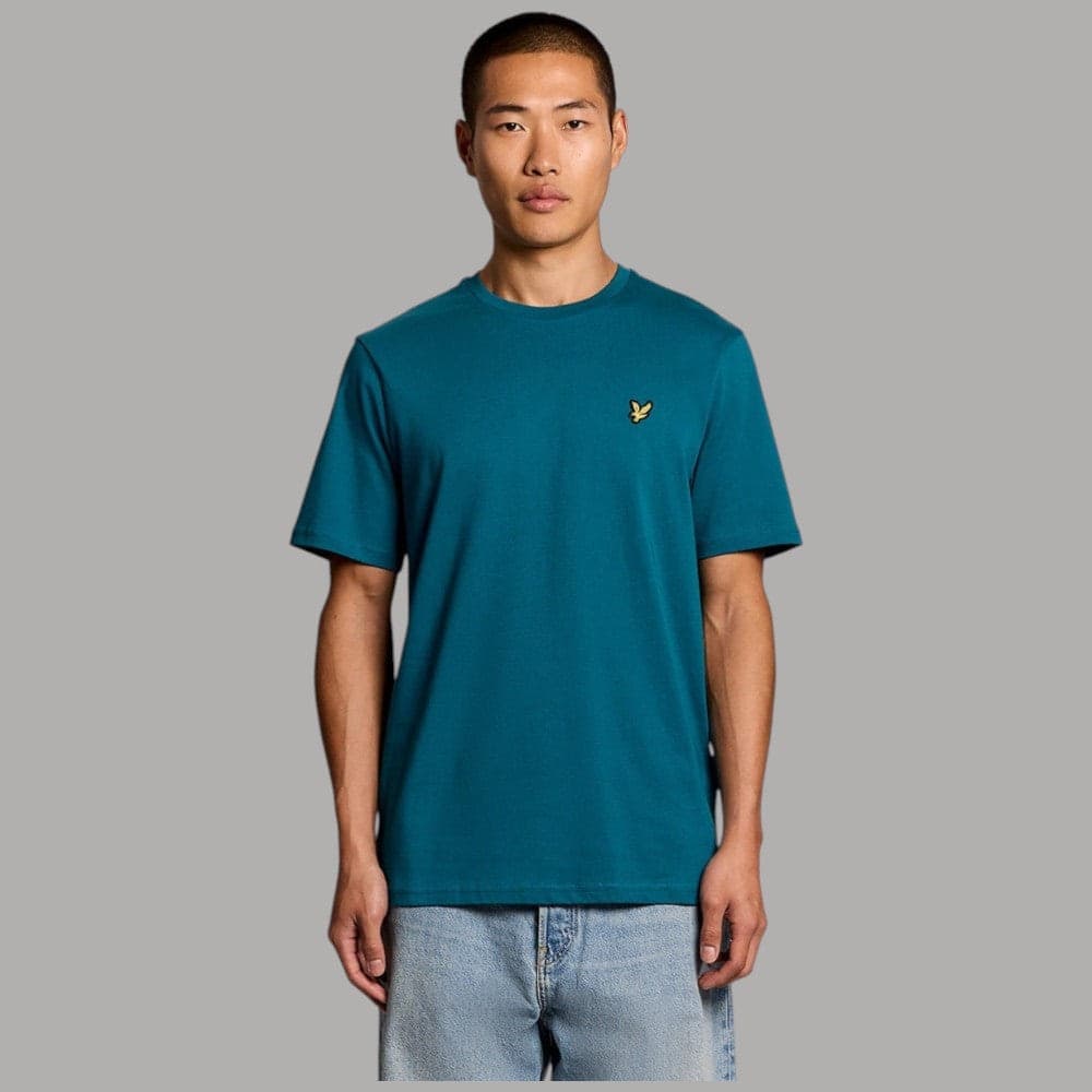 T-shirt Lyle & Scott Uomo Cotone con Logo Iconico Aquila - 62