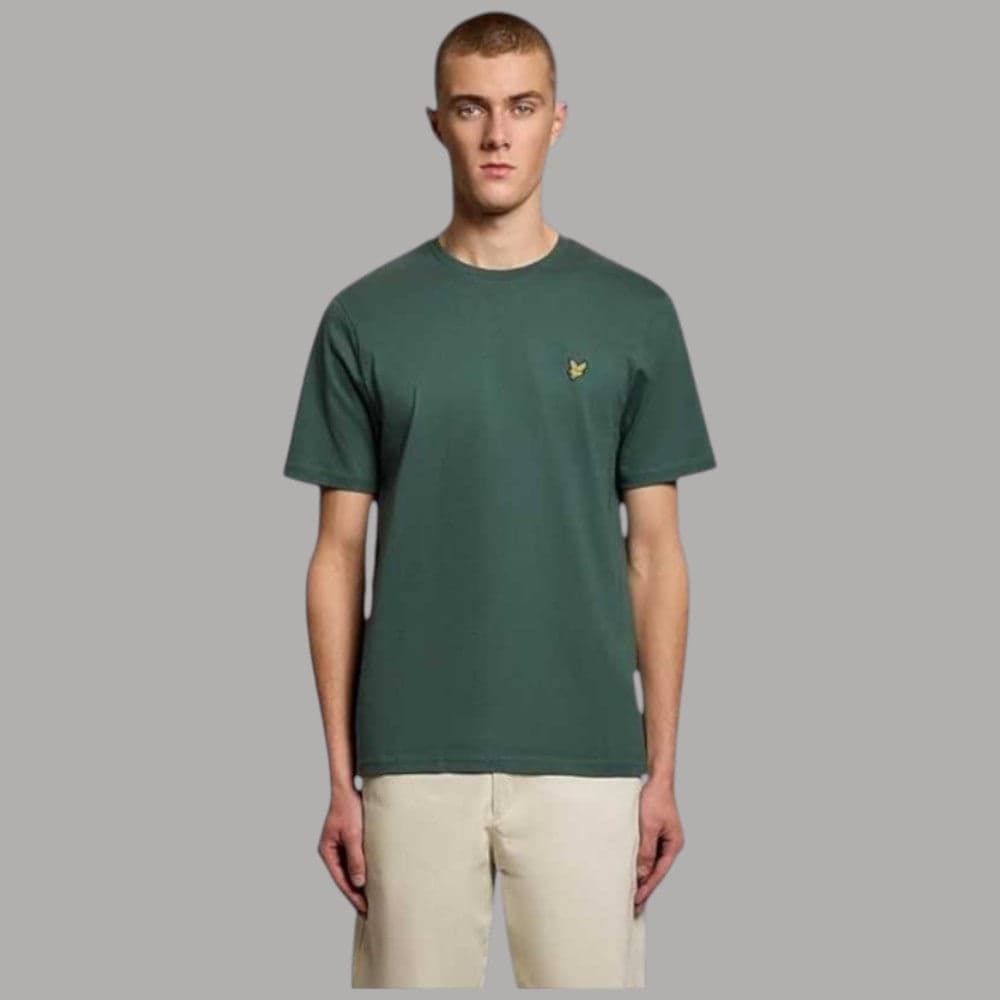 T-shirt Lyle & Scott Uomo Cotone con Logo Iconico Aquila - 57