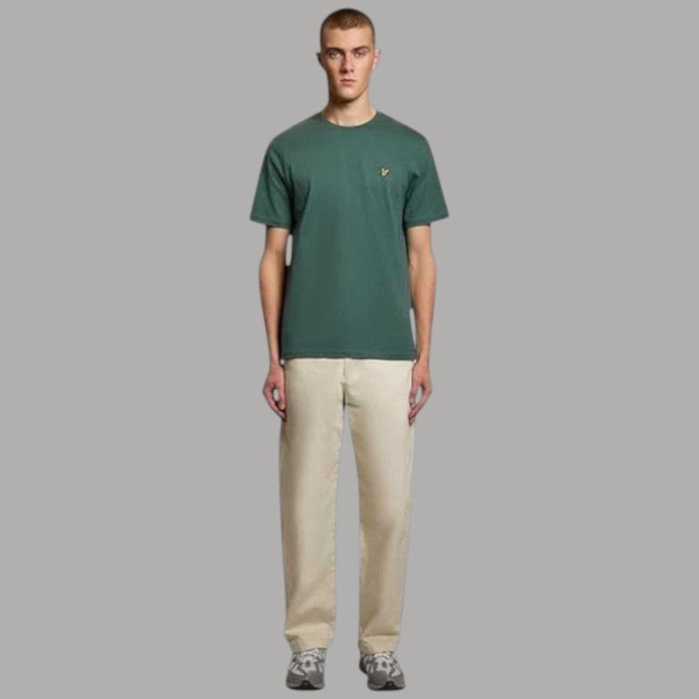 T-shirt Lyle & Scott Uomo Cotone con Logo Iconico Aquila - 35