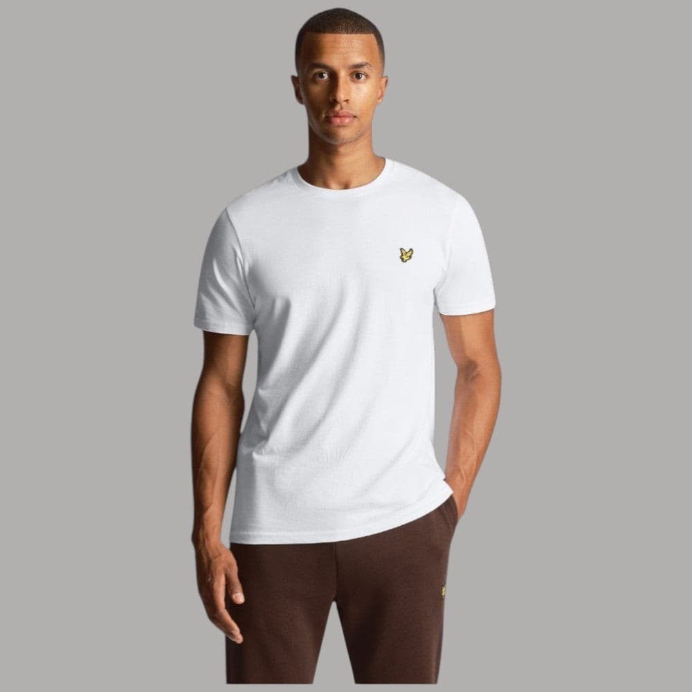 T-shirt Lyle & Scott Uomo Cotone con Logo Iconico Aquila in T-shirt Prodotti di Classe - Nocera Superiore, commercioVirtuoso.it