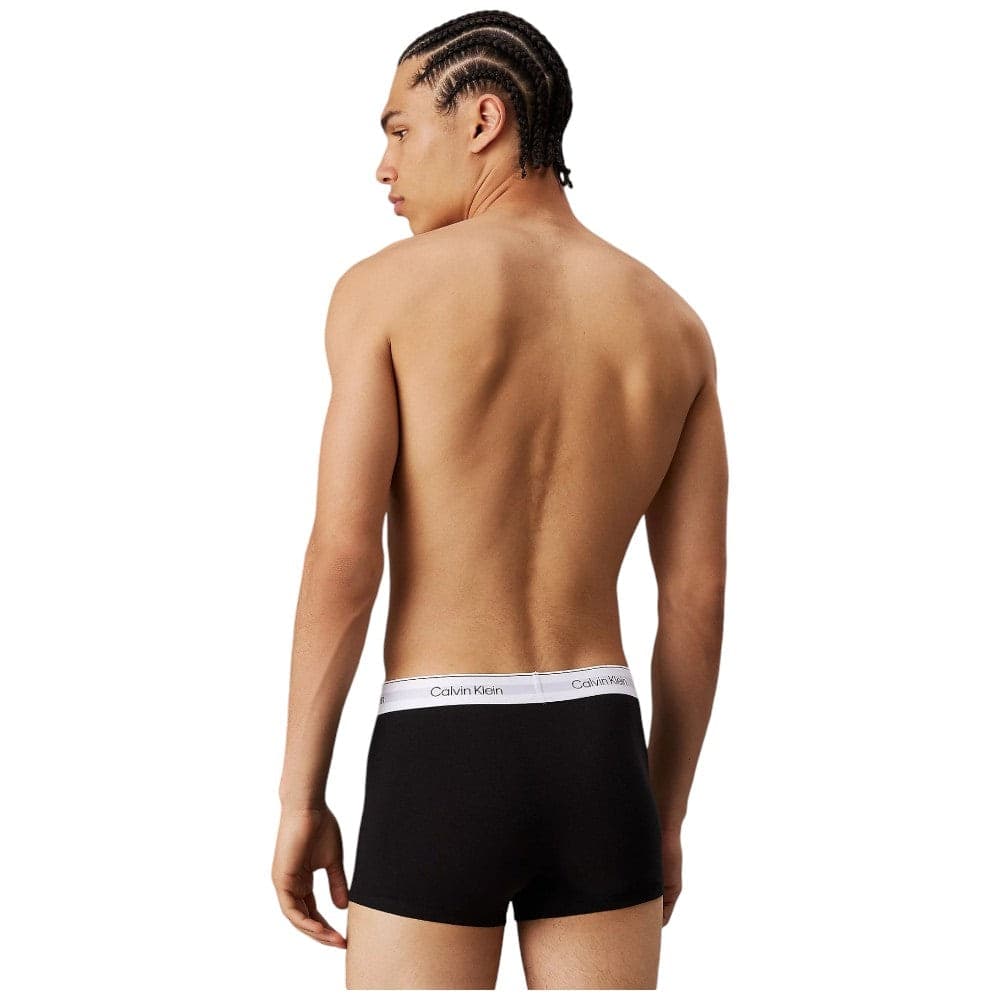 Calvin Klein confezione 3 box neri con elastico bianco 000NB3963A-TM6 - 5
