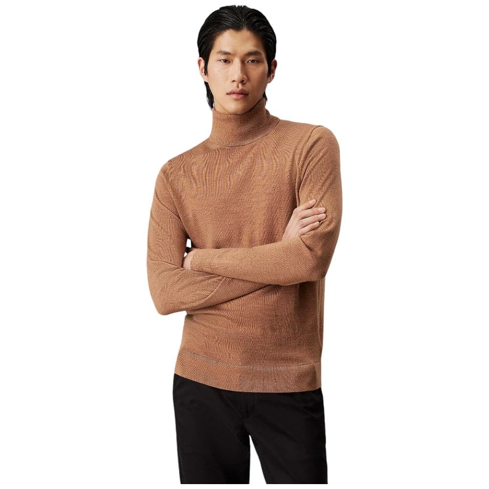 Calvin Klein maglioncino merino coccio collo alto K10K110420HH9 - 5