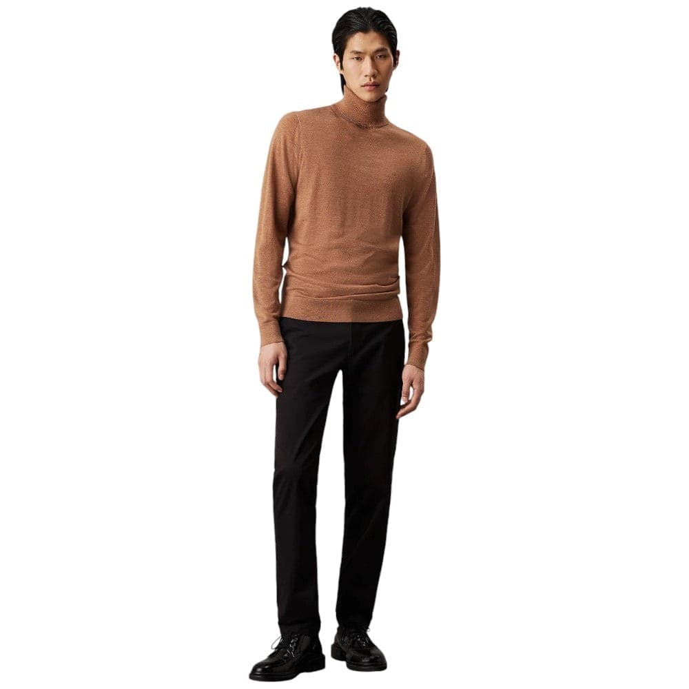 Calvin Klein maglioncino merino coccio collo alto K10K110420HH9 - 4