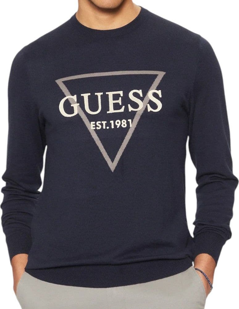Guess maglioncino blu Fabian M5RR02 Z3KI1 G7V2 - 4