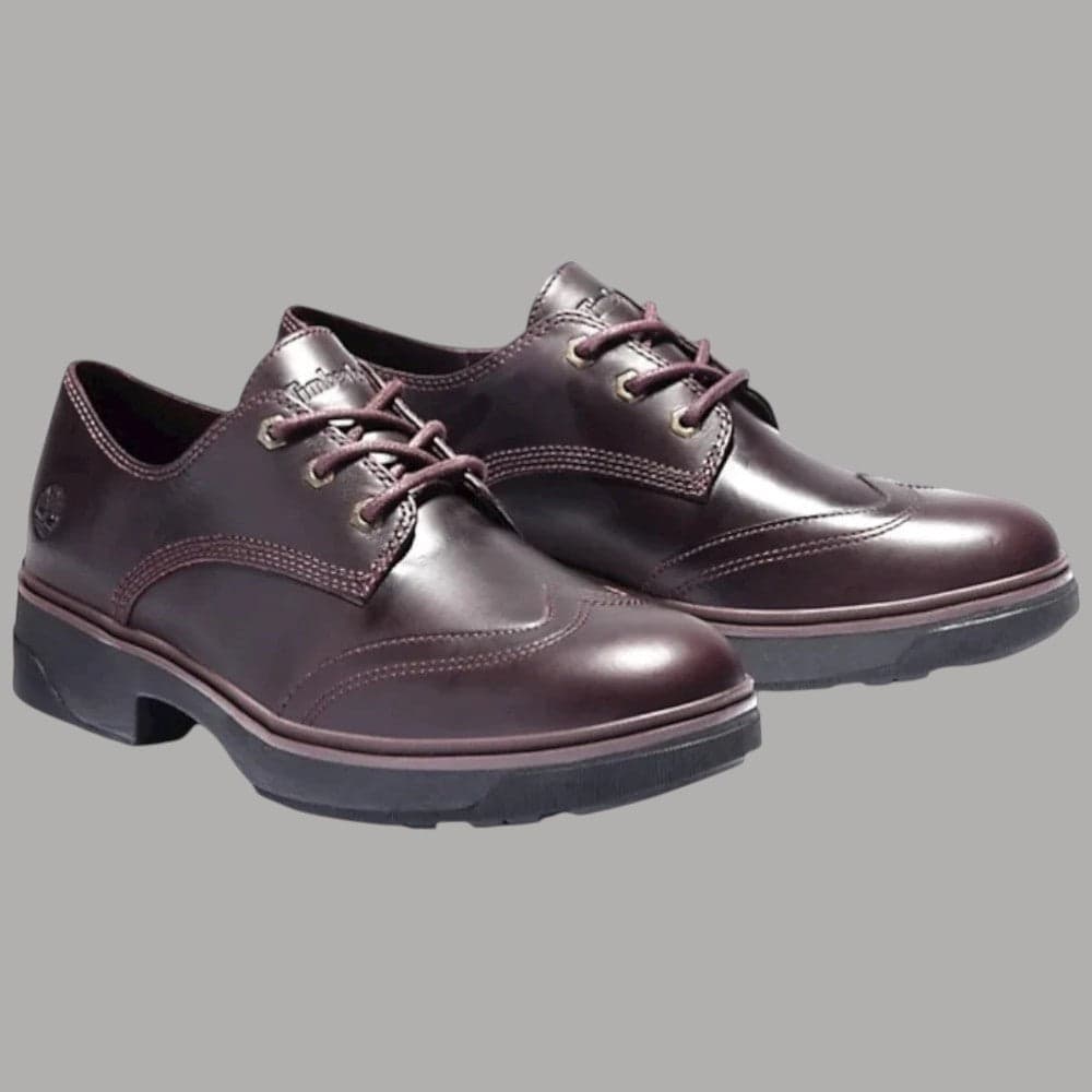 Timberland Oxford da donna Nolita Sky in pelle pieno fiore con tacco 3.5 cm - 3
