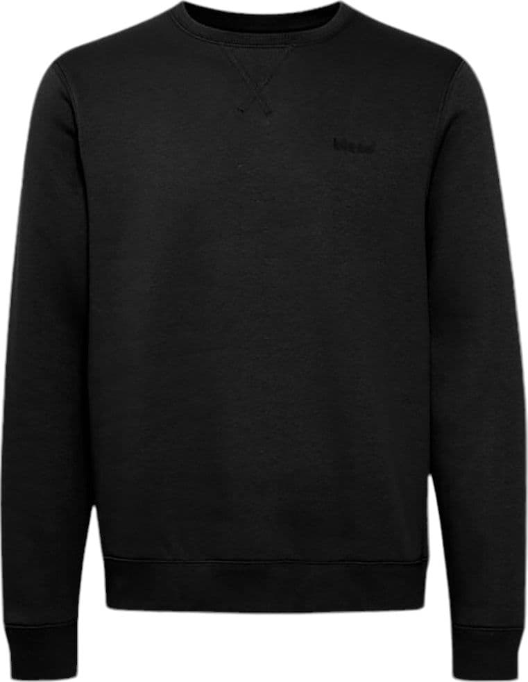 Blend felpa uomo girocollo nera 20712522