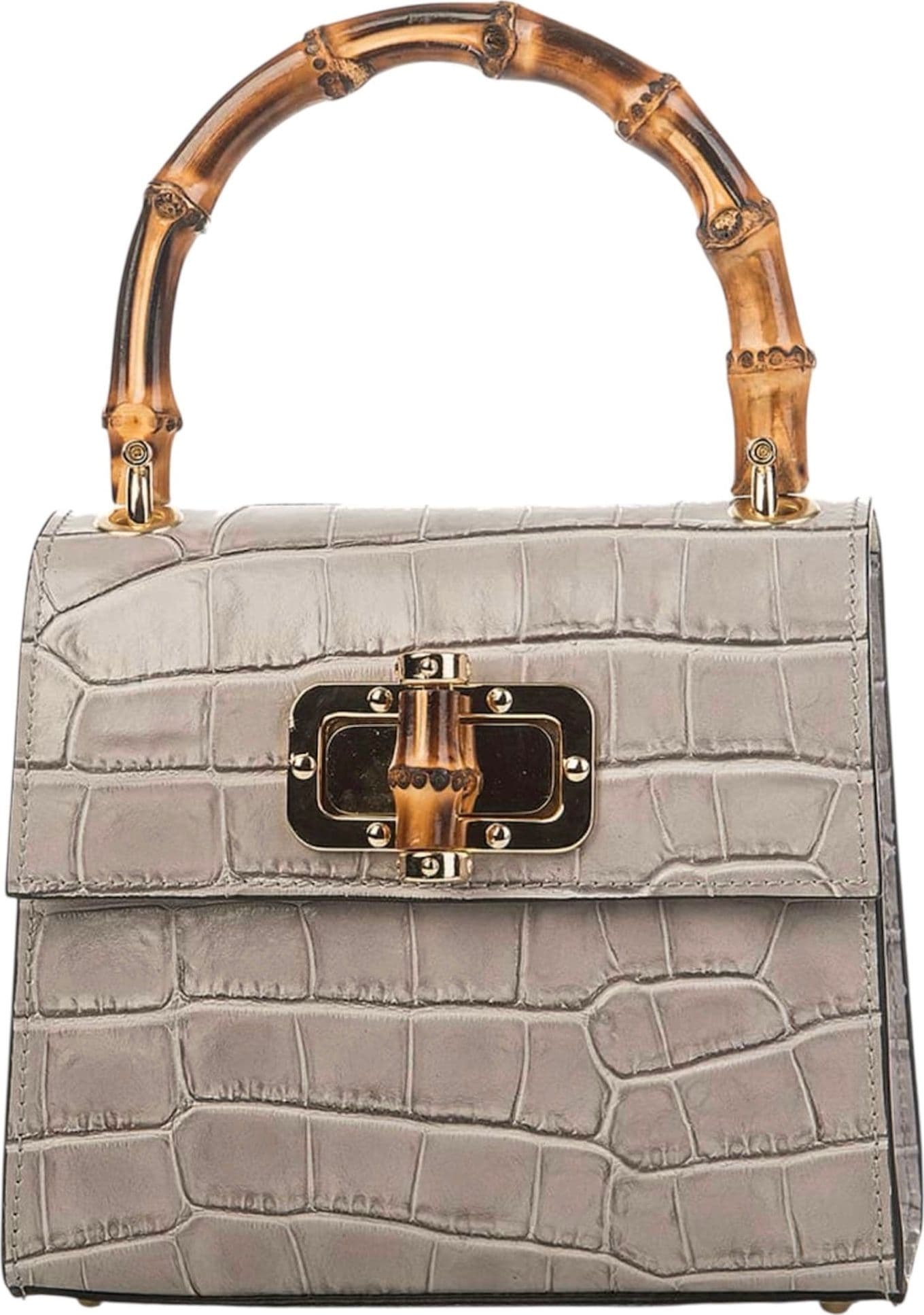 Modarno Borsa a mano fantasia Cocco 18x9x16 cm – Sabbia