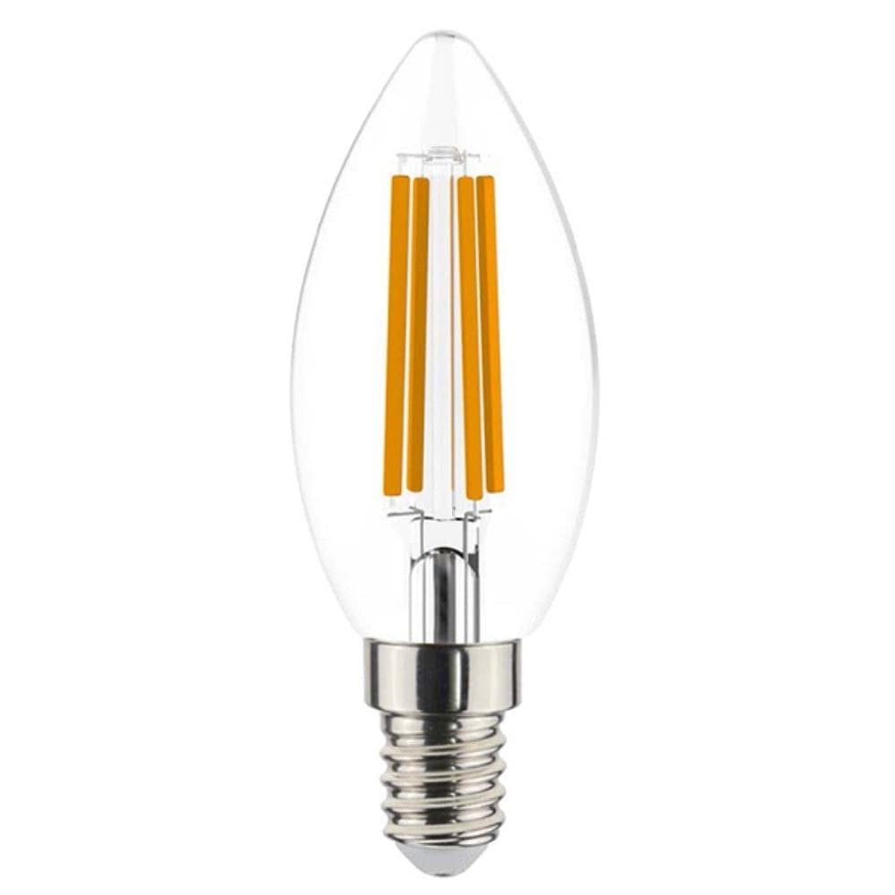 FIL.4,5W E14 3000K C35 470LM TRASPARENTE