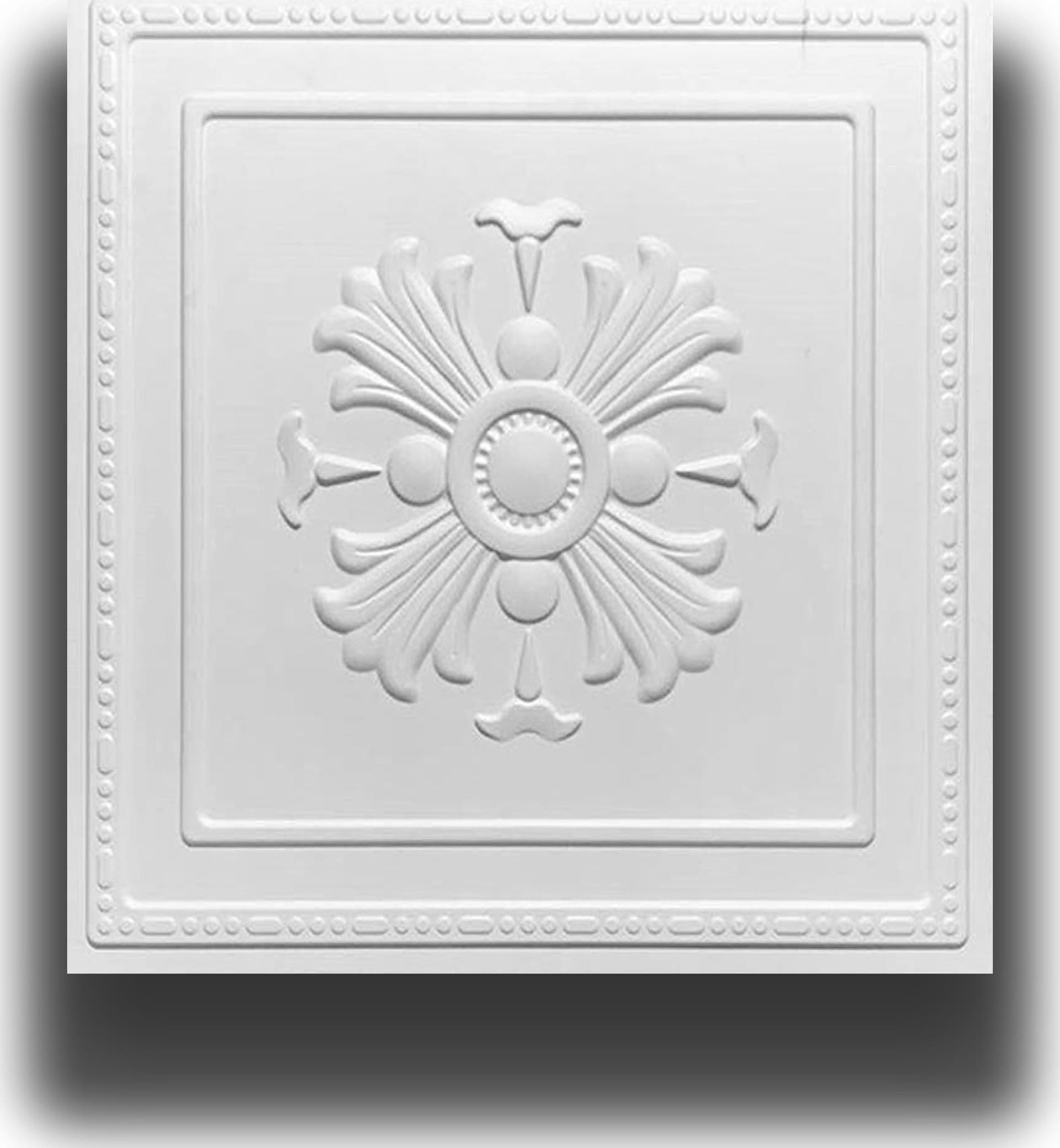 €3,49 pannello per boiserie a parete, rivestimento cassonato a soffitto e porte in PVC 3D 50X50cm mod. VENICE - Eternal Parquet