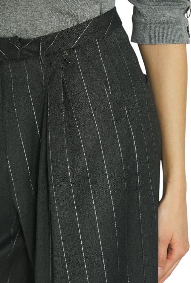 Relish pantaloni vita alta grigio gessato lurex KRIZIA_A RDA2407617054 Pantaloni Relish