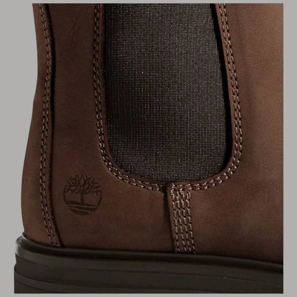 Timberland Stivaletti Donna Hannover Chelsea Nabuk Antimacchia Tacco 3,5 cm Marrone - 7