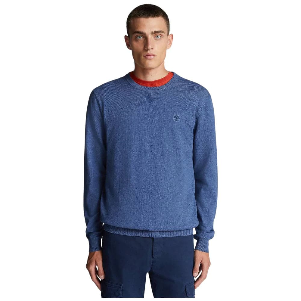 North Sails maglioncino uomo 699430 blu melage - 5