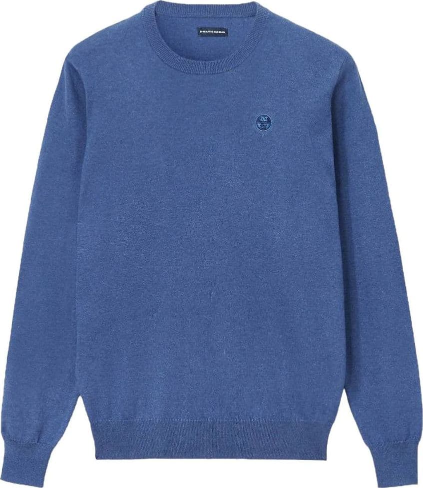 North Sails maglioncino uomo 699430 blu melage - 4