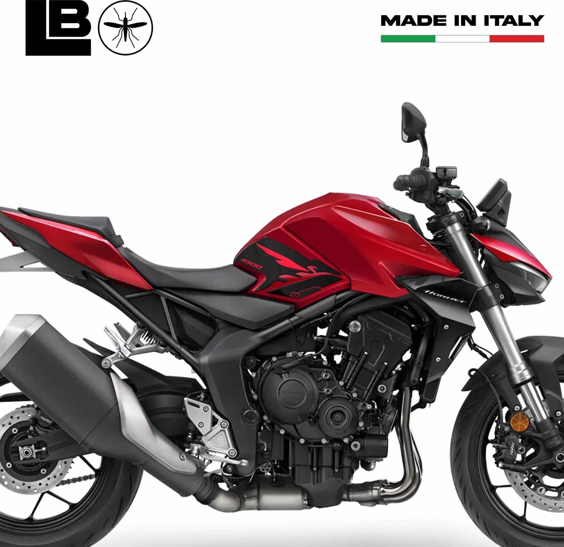 Adesivi 3D Protezioni Laterali Serbatoio compatibili con Honda Hornet 1000 2025 - 21