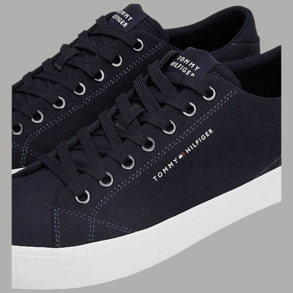 Tommy Hilfiger sneakers blu Vulc Low Canvas FM0FM04882 Sneakers Tommy Hilfiger