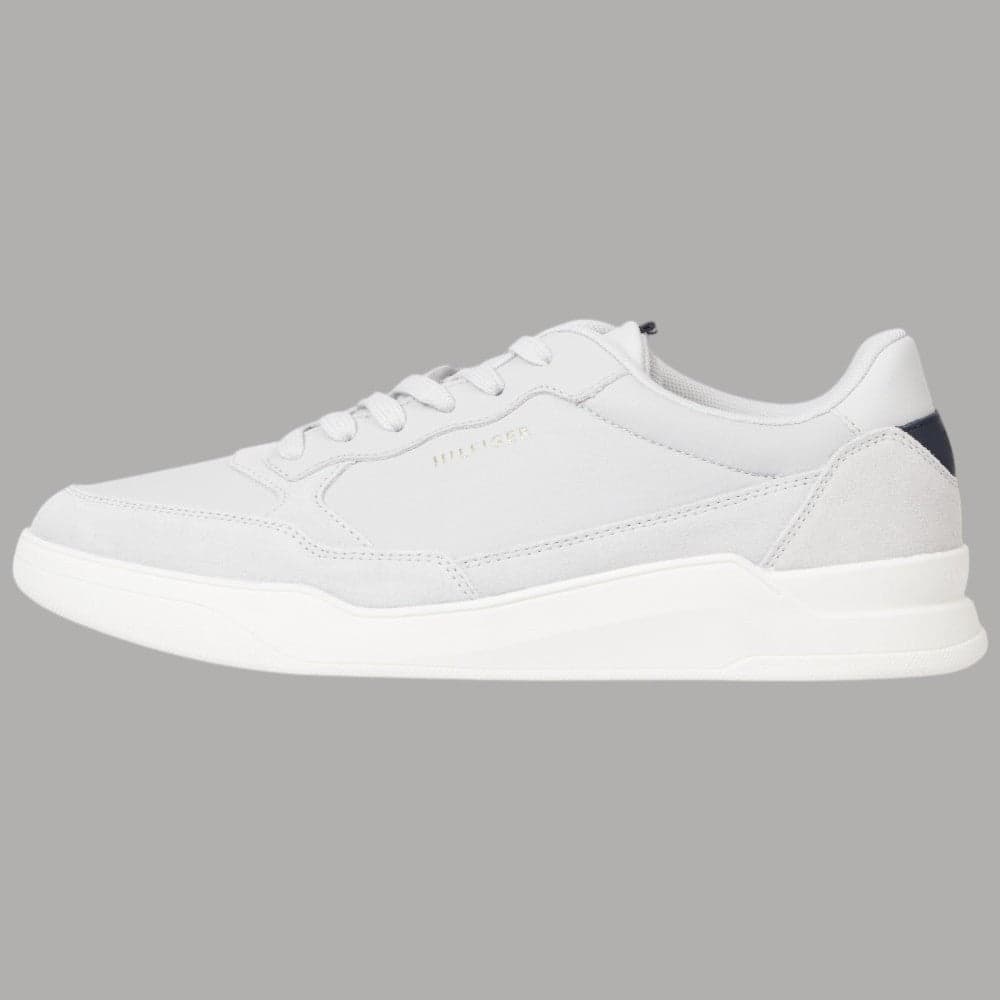 Scarpe Uomo Tommy Hilfiger Elevated Cupsole Grigie in Pelle - 6