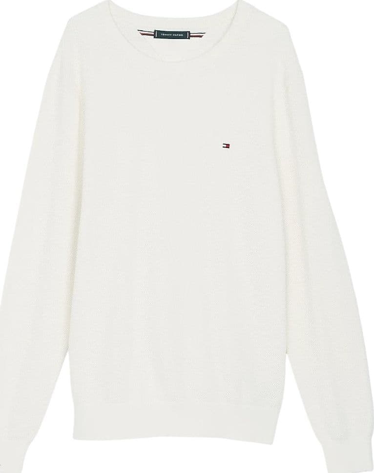 Maglioncino Tommy Hilfiger MW0MW36347Z00 pullover in cotone a nido d’ape - 4