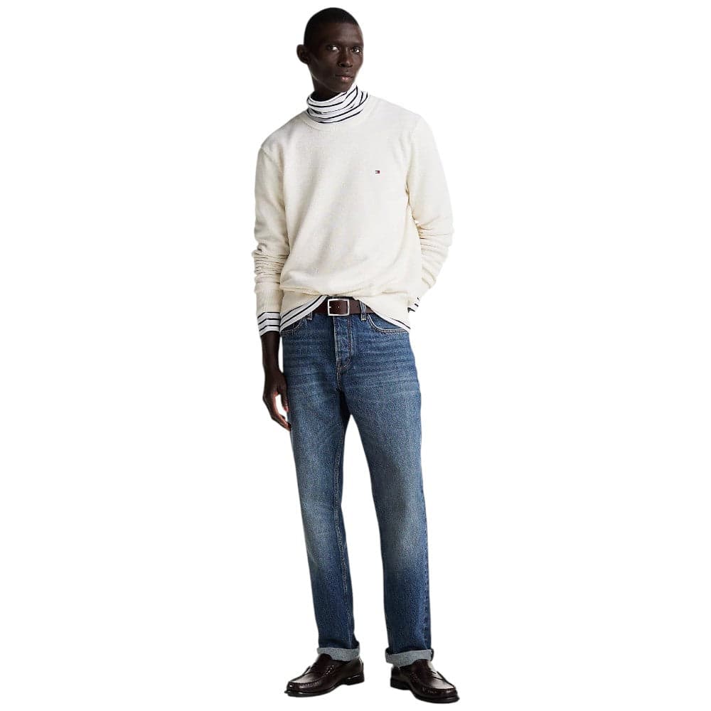 Tommy Hilfiger maglioncino avorio strutturato MW0MW36347Z00 Maglieria Tommy Hilfiger