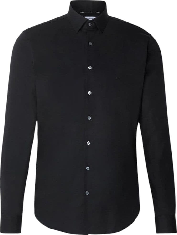 Calvin Klein camicia nera slim fit K10K109509 Camicie Calvin Klein