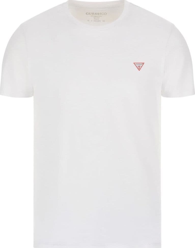 Guess t-shirt bianca logo piccolo M2YI36 I3Z14 G011 - 6