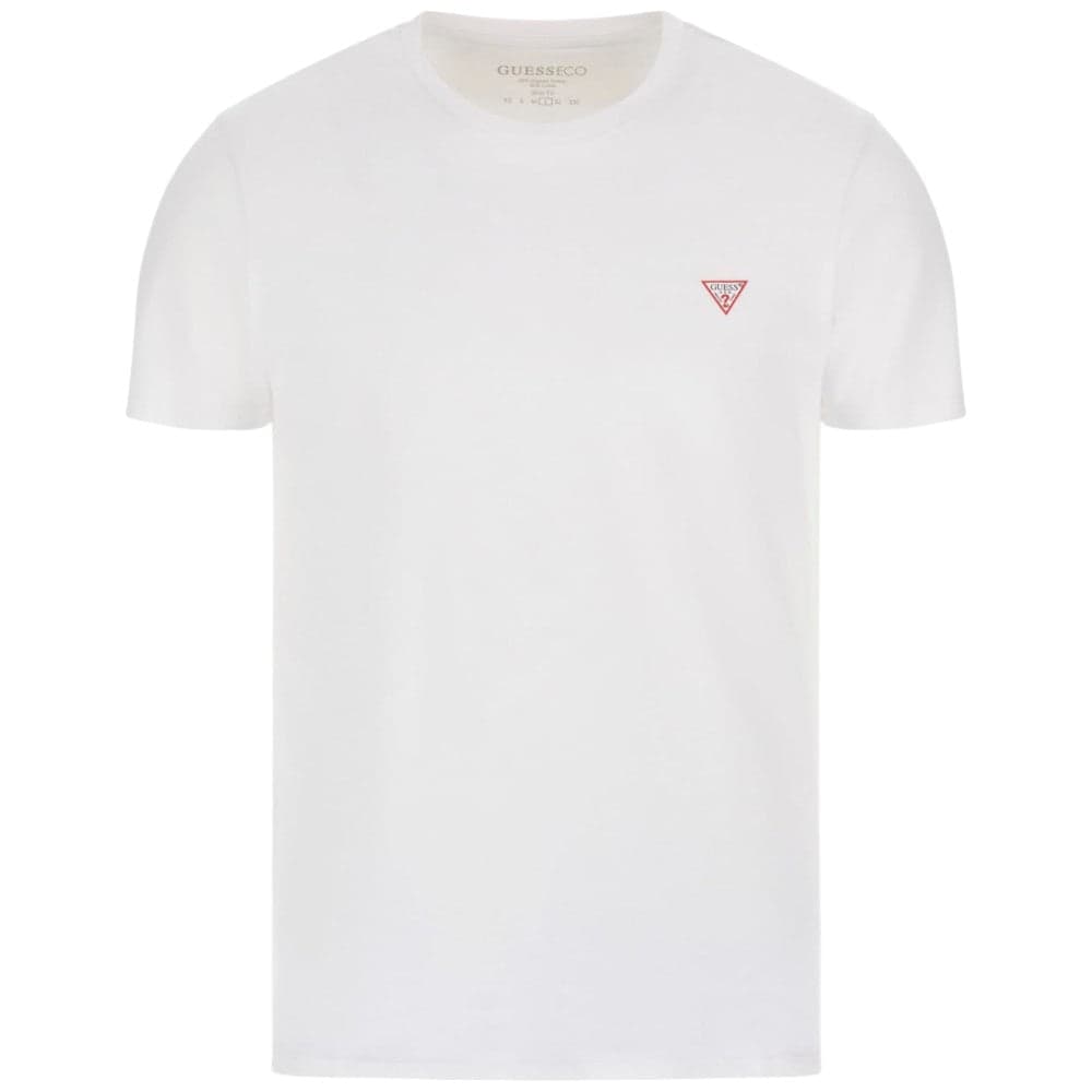 Guess t-shirt bianca logo piccolo M2YI36 I3Z14 G011 - 6