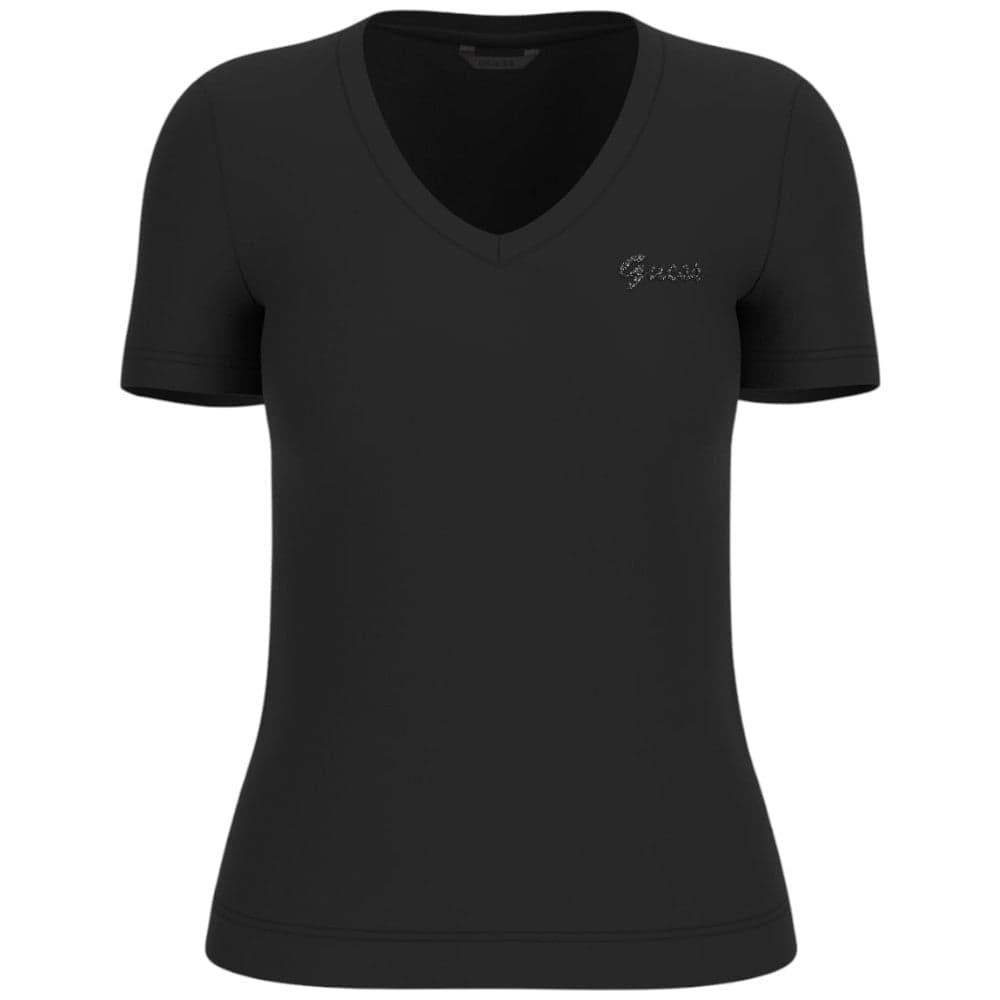 Guess t-shirt in Lyocell nera W5GP31 KCSX2 JBLK - 3