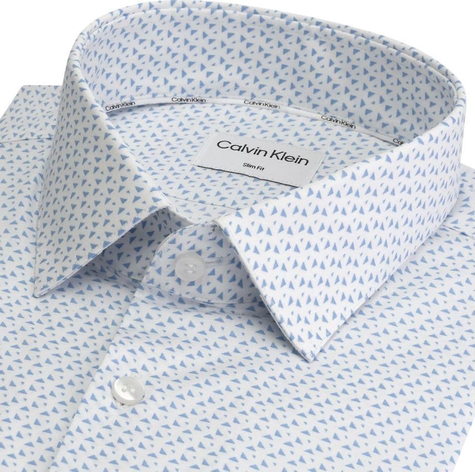 Calvin Klein camicia bianca fantasia K10K112311 Camicie Calvin Klein
