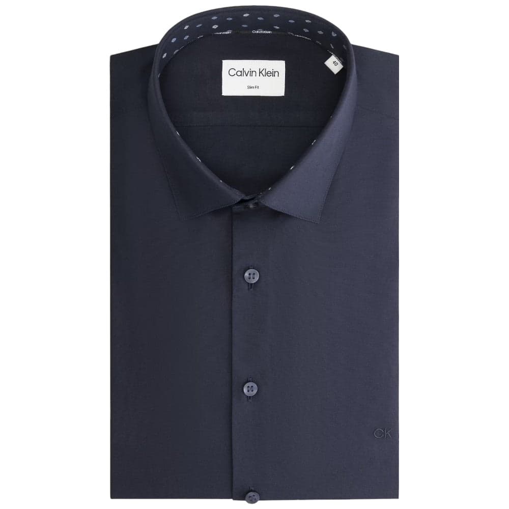 Calvin Klein camicia blu slim fit K10K113160 - 4