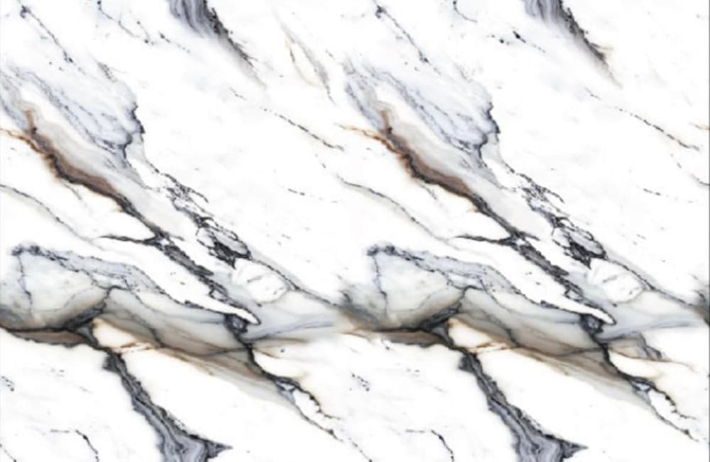 PANNELLO ADESIVO EFFETTO MARMORIZZATO VENATO LUCIDO 120X300 CM PARETI PARASCHIZZI STANZA - 2