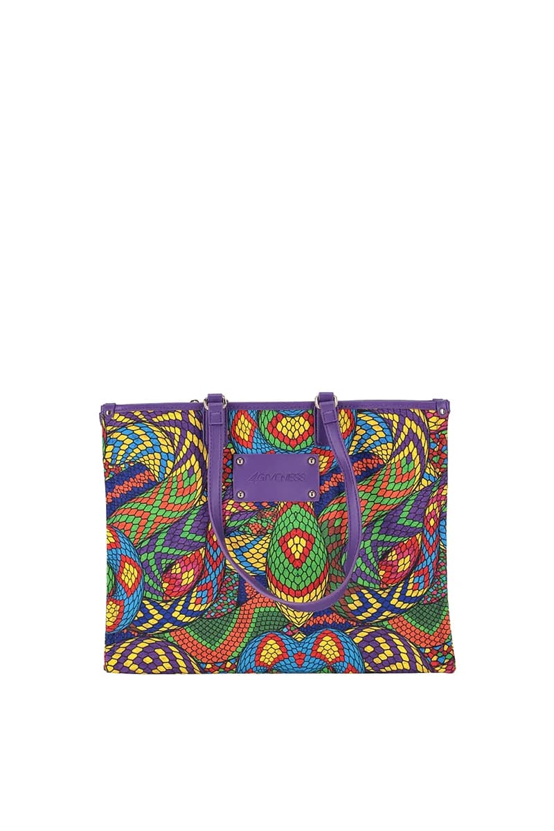 4GIVENESS | Borsa mare Athena Snake Skin - 4
