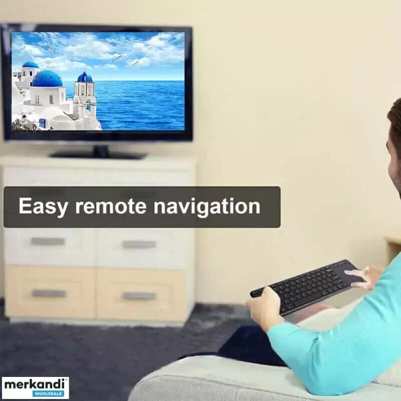 VicTsing Mini Tastiera Wireless Touchpad Ultra-Sottile, Tastiera Wireless All-in - 9