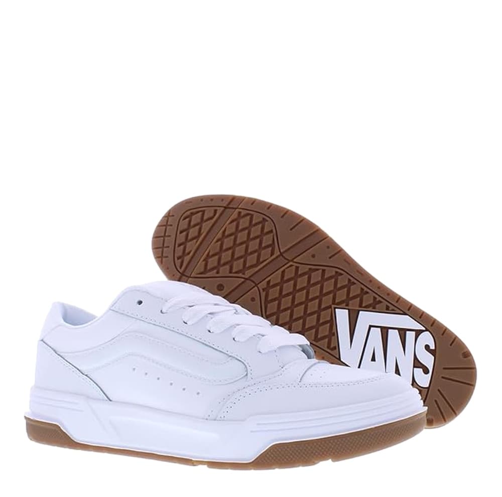 VANS Sneakers Uomo art. Hylane (VN000D1J9DH1) in pelle White/Gun - 2