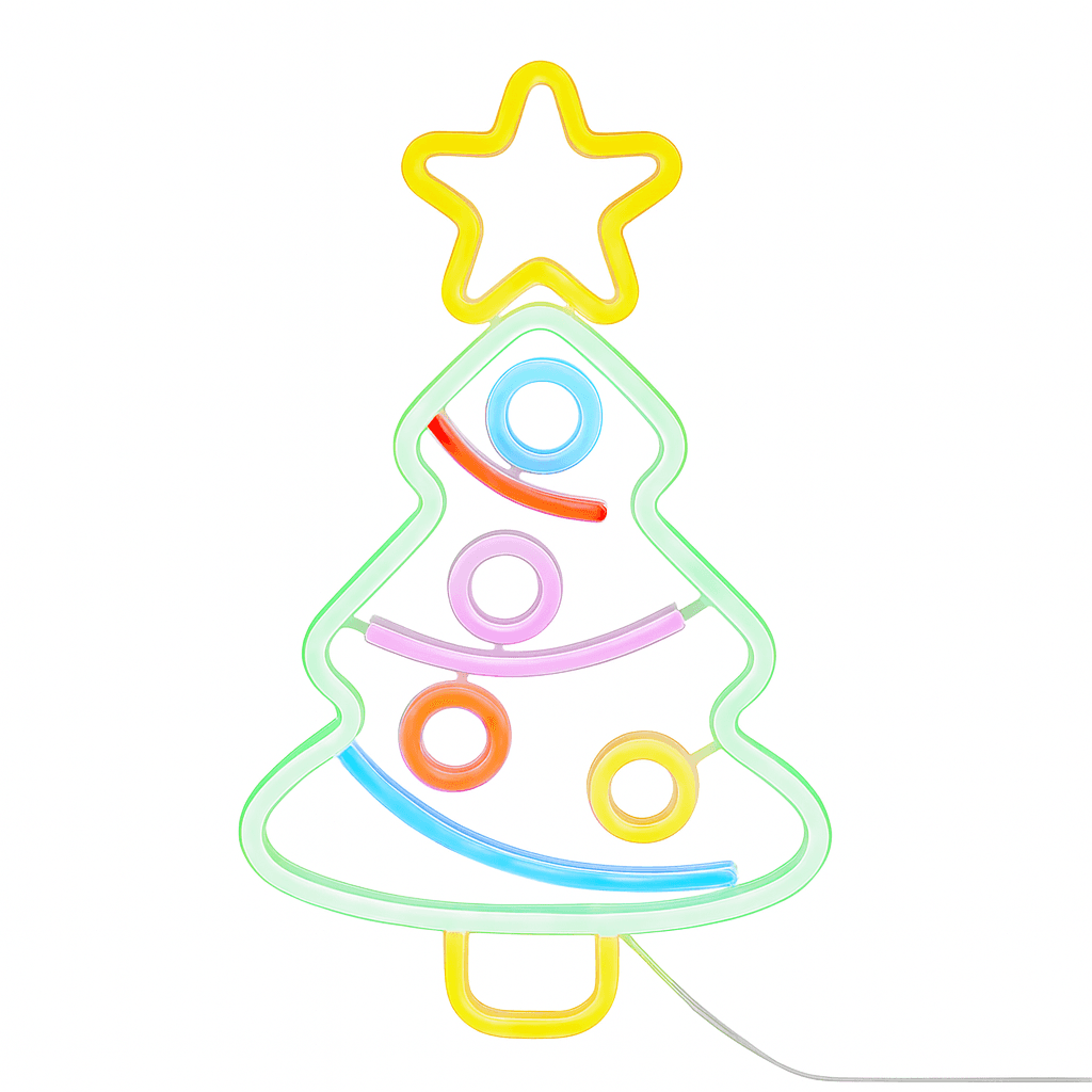 Figura di Natale a neon connessione USB per decorazioni natalizie 24 x 40 cm in Catene luminose per esterni MagiediNatale.it - Altamura, commercioVirtuoso.it