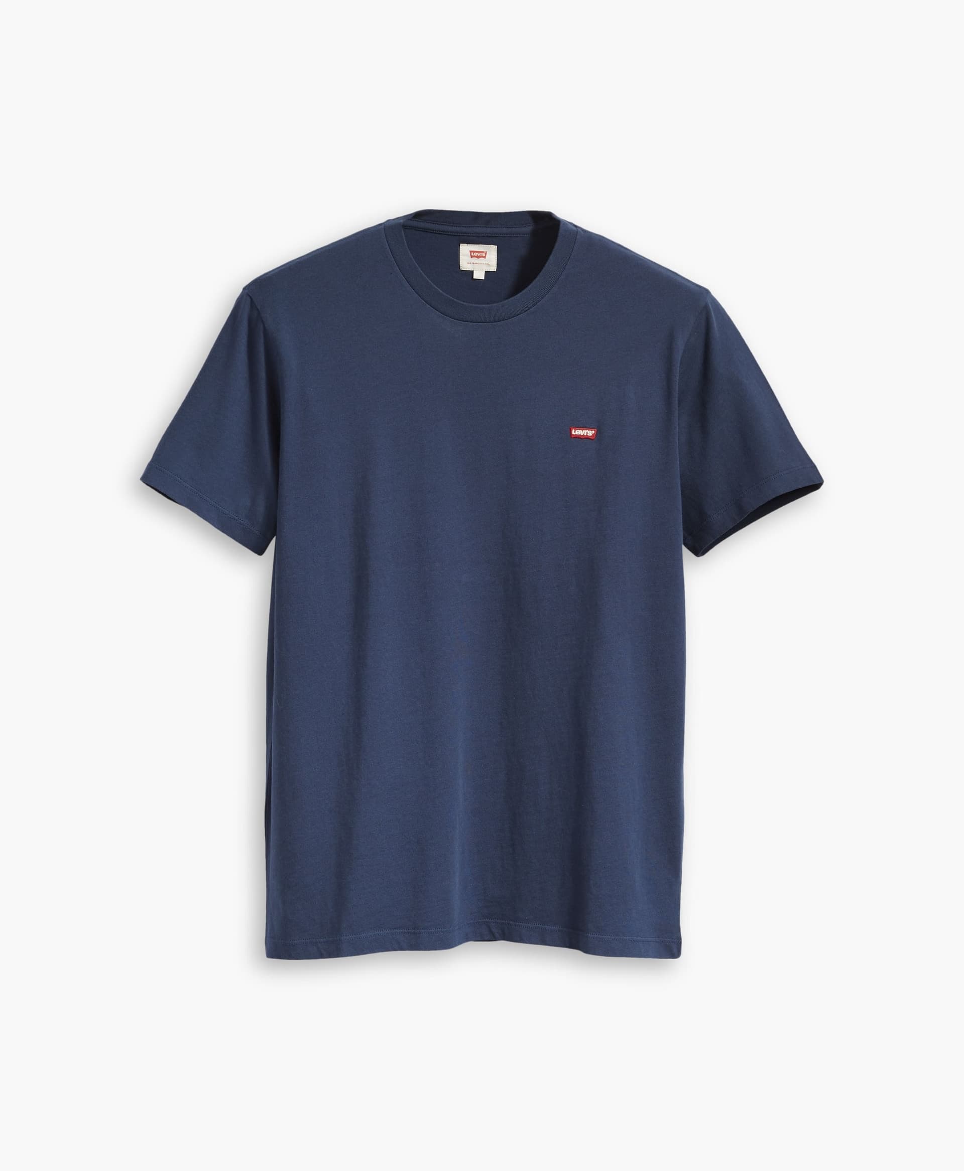 Levi's T-Shirt Uomo Original HM Tee in Cotone Blu Dress Blues Regular Fit - 5