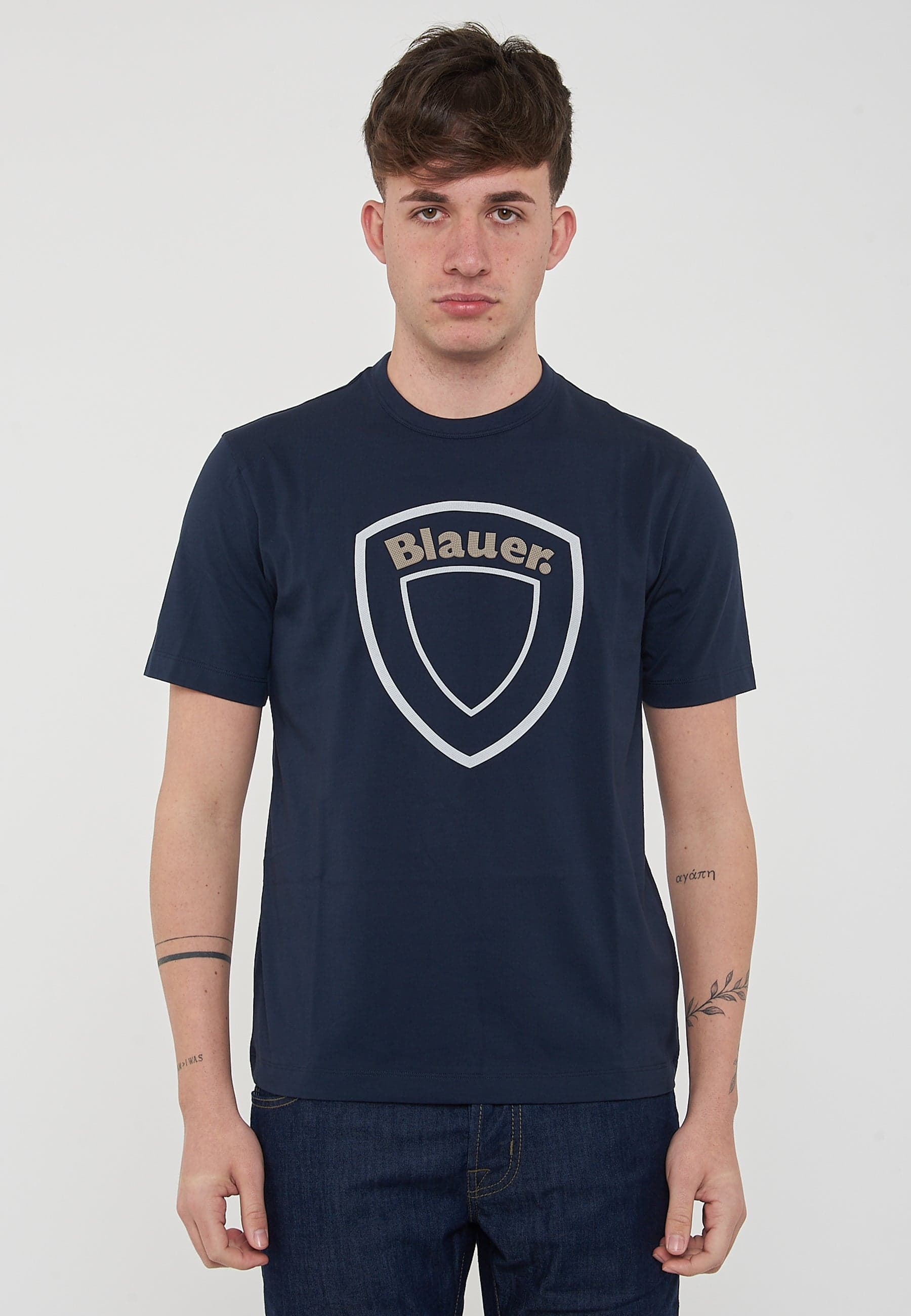 Blauer T-shirt uomo mod Hallet - 5