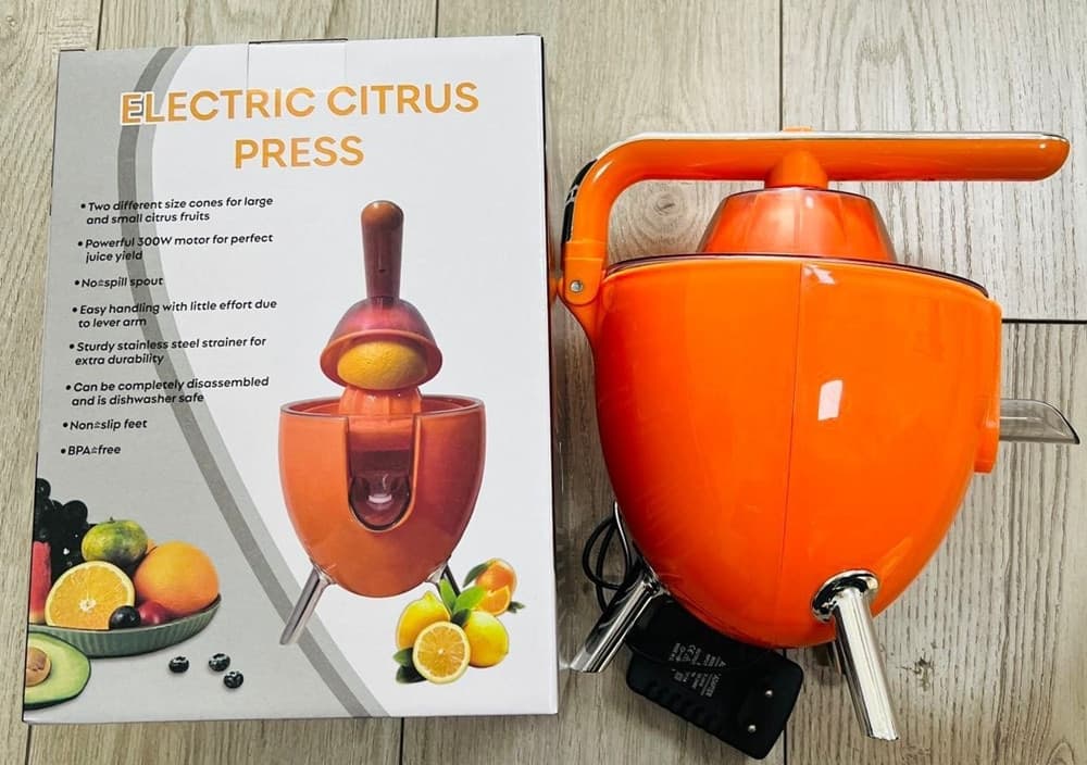 SPREMIAGRUMI ELETTRICO POTENTE 300 W CON MANICO LAVABILE LAVASTOVIGLIE FACILE DA PULIRE - 14