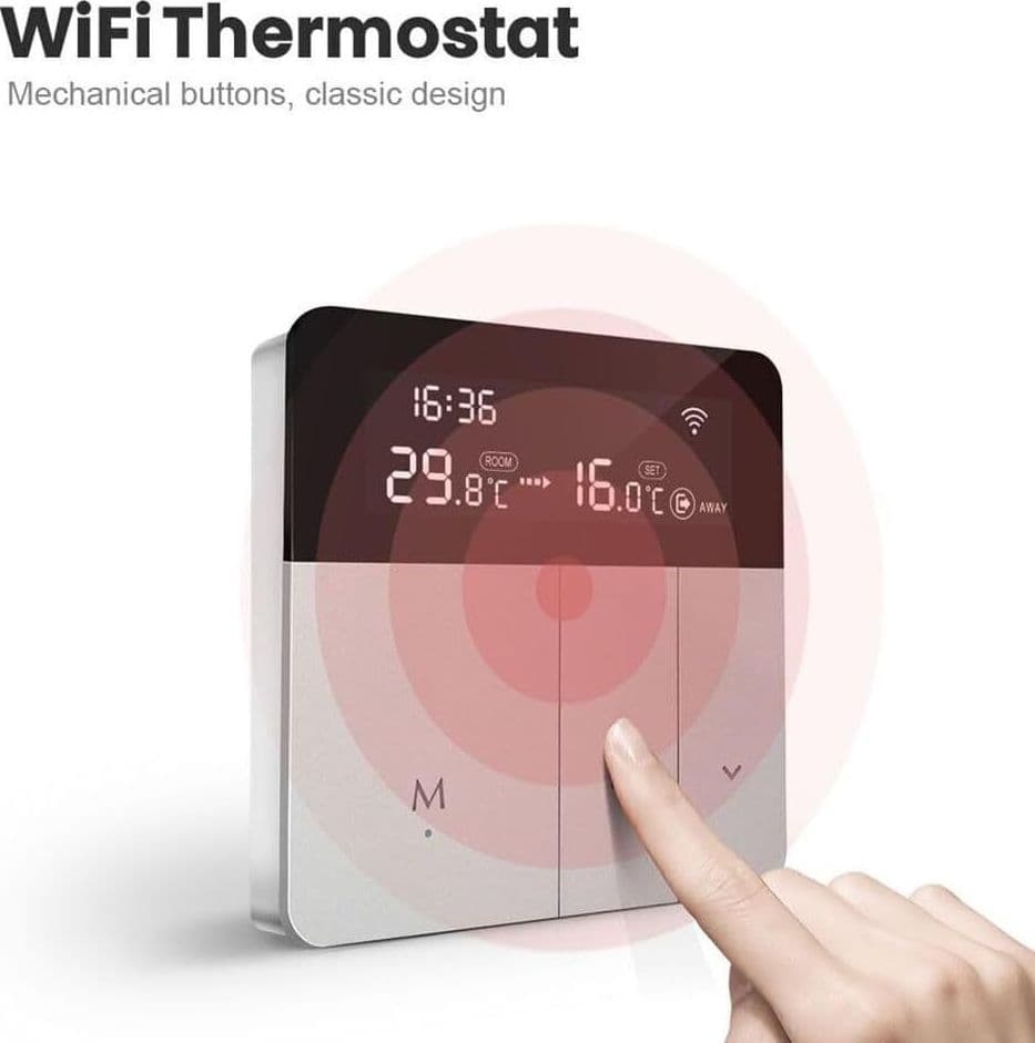 I8 WiFi Termostato Intelligente con Display LCD Termostato Intelligente in Termostati CL Store - Battipaglia, commercioVirtuoso.it