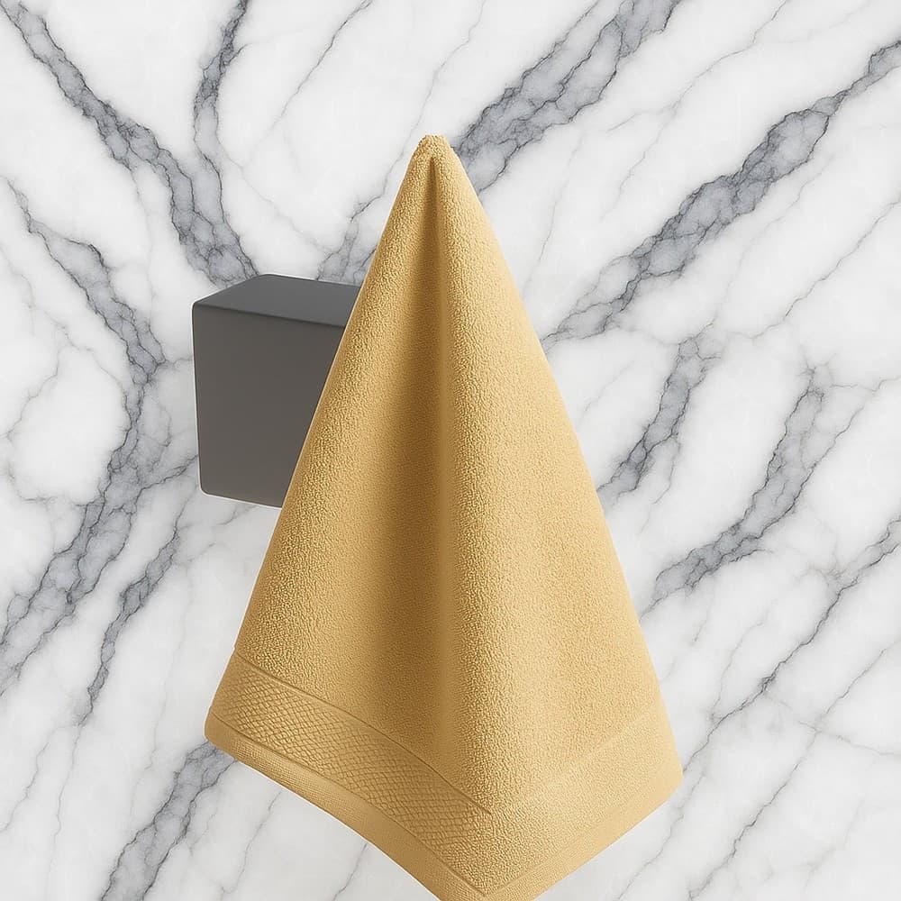 APPENDINO GANCIO PER ACCAPPATOIO ASCIUGAMANO STILIZZATO ACCIAIO GRIGIO FUMÈ BAGNO 87936 - 4