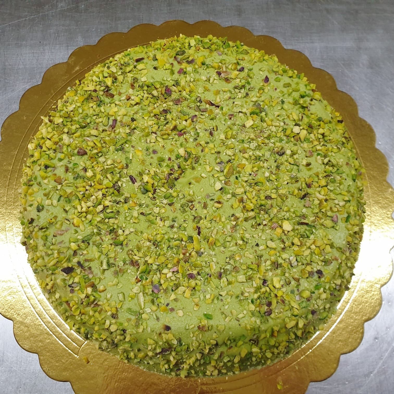Torta dessert artigianale al Pistacchio di Bronte e crema pasticcera - 5