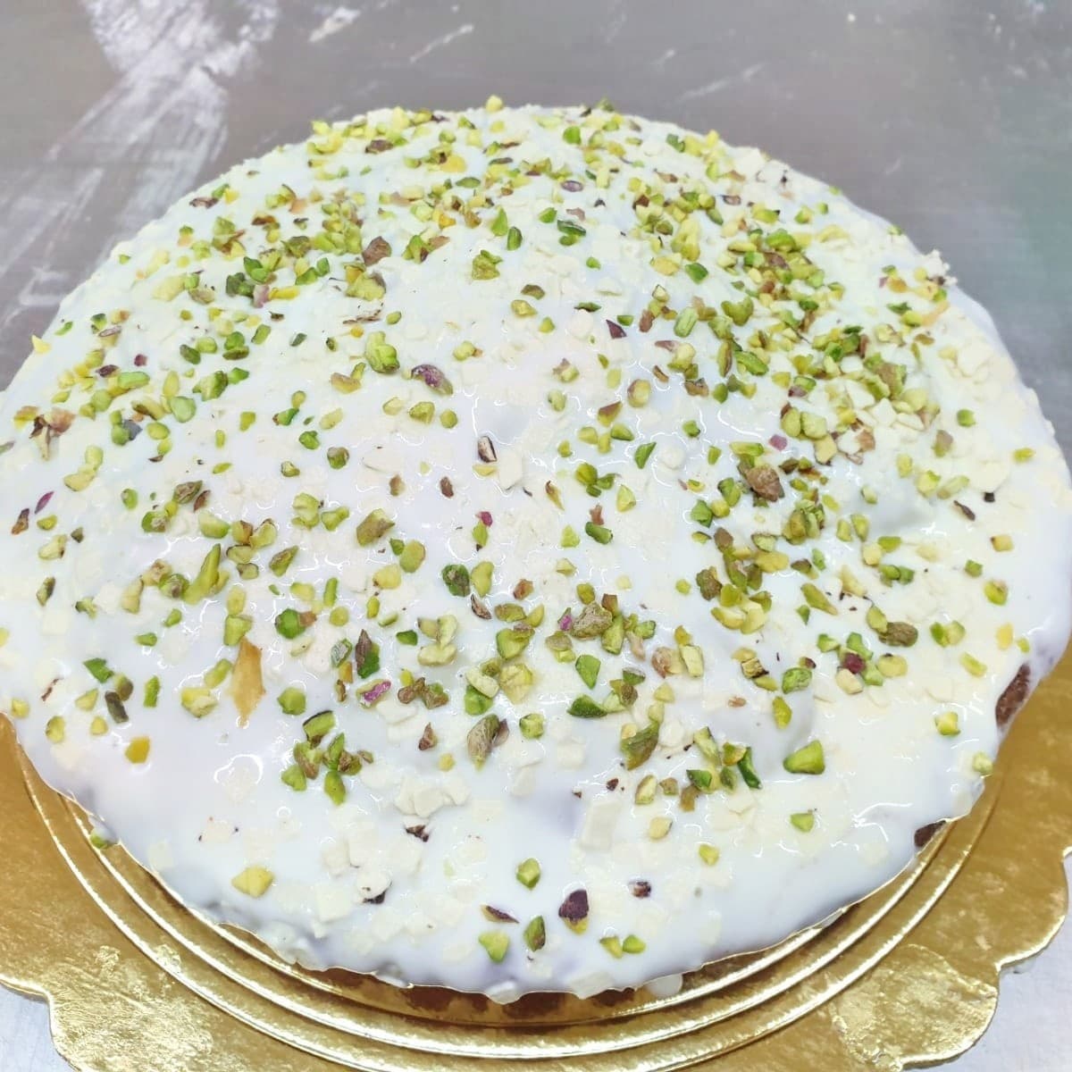 Torta glassa bianca zucchero fondente - 4