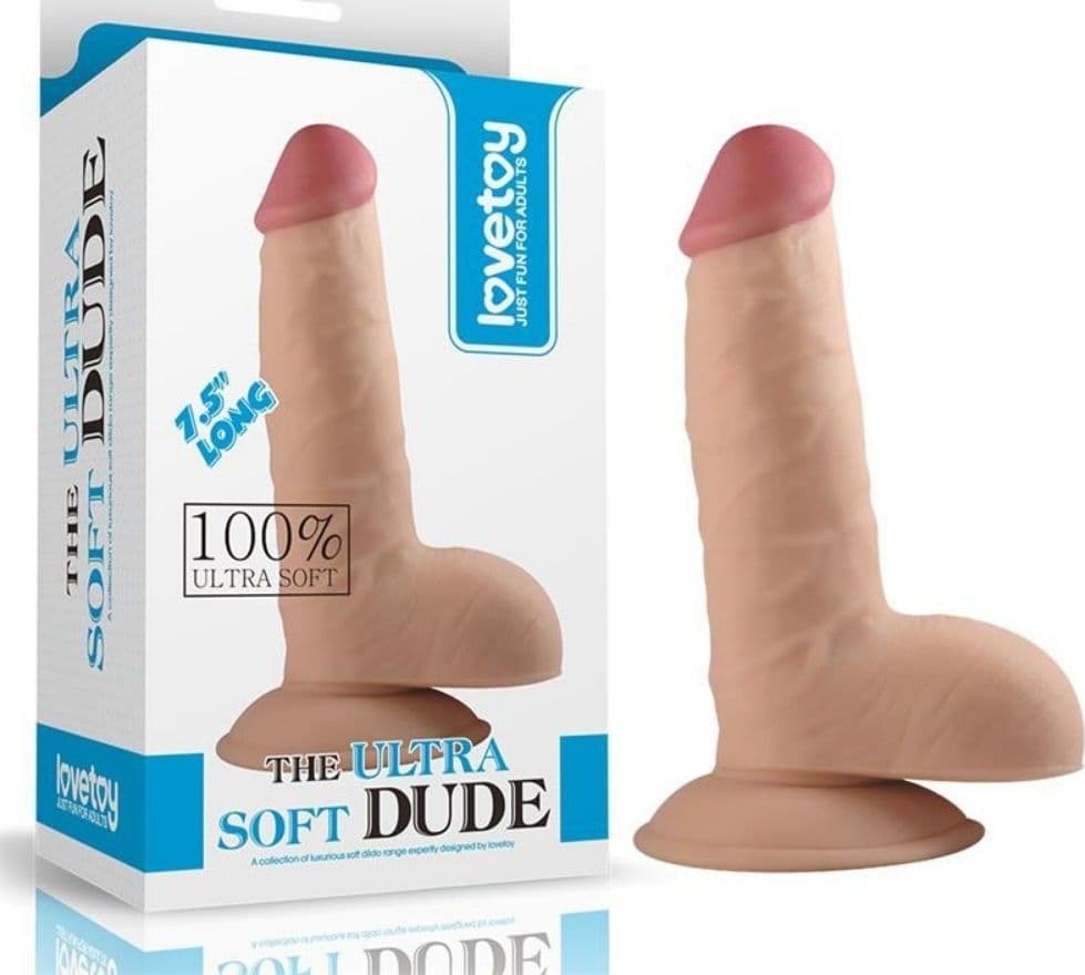 DILDO THE ULTRA SOFT DUDE 7,5" dildo realistico 19 cm - 4