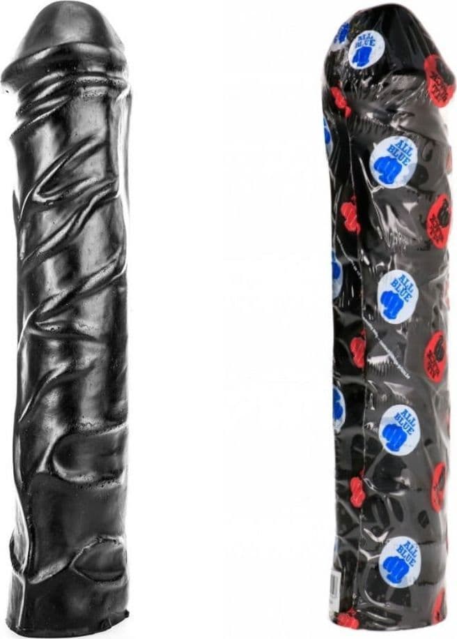 Dildo Gigante Fisting Nero ALL BLACK 32 cm - 3