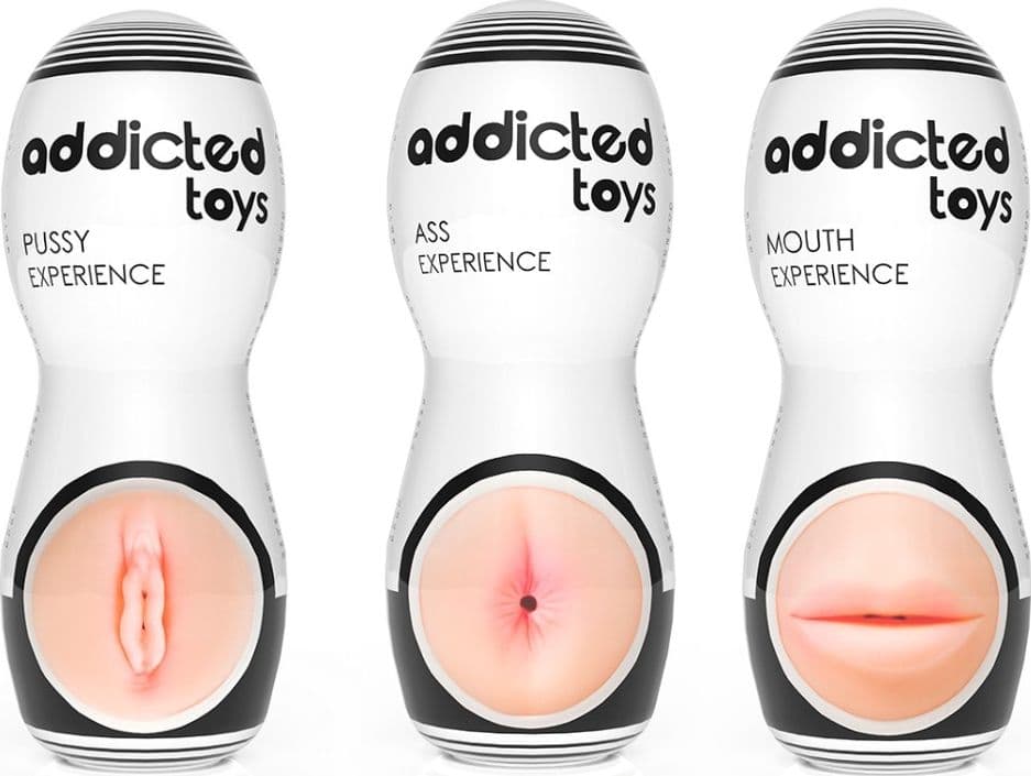Masturbatore uomo realistico VAGINA ANO BOCCA ADDICTED TOYS - 6