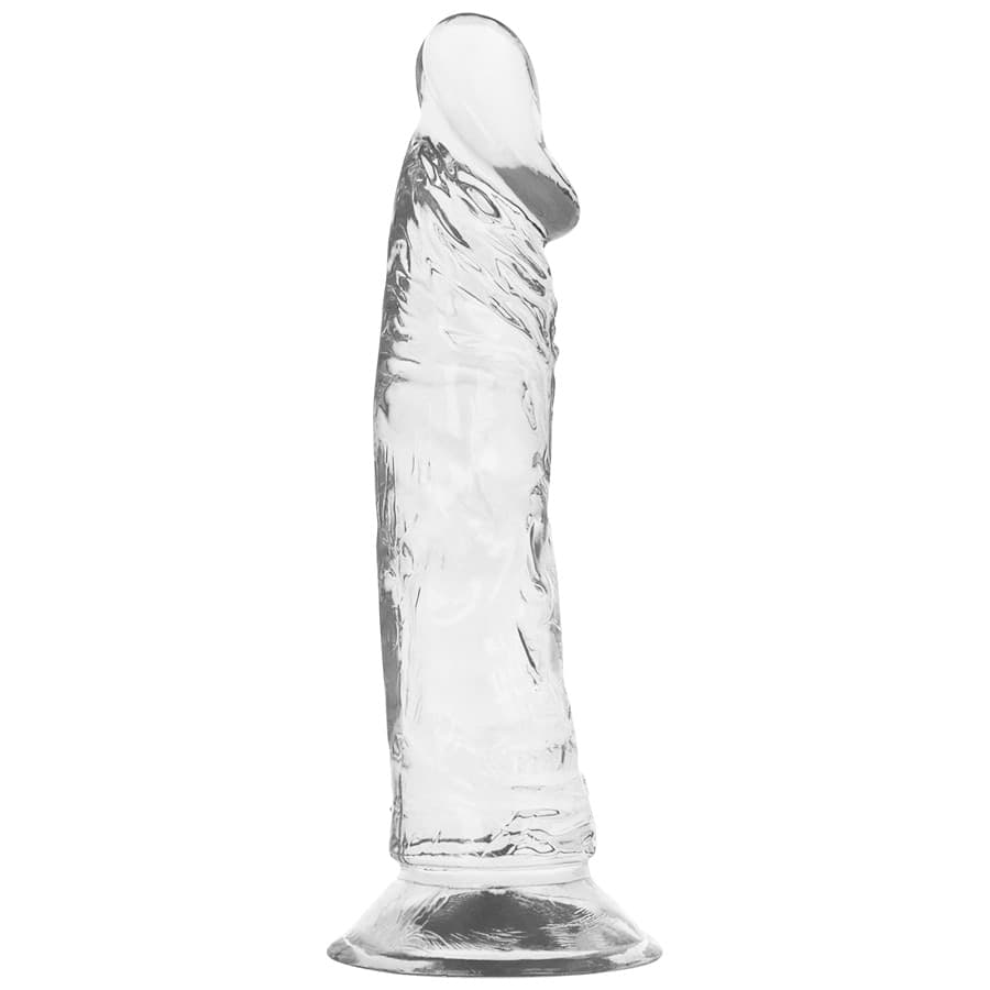 Dildo a Ventosa Realistico Trasparente in Jelly XRay Clear 19cm - 6