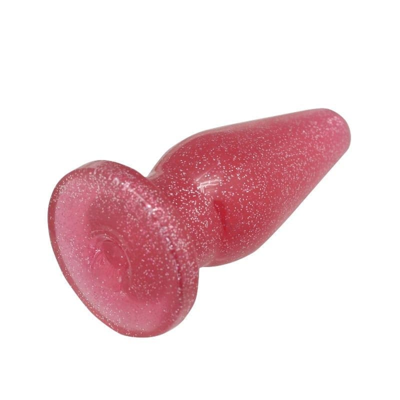 Dildo plug anale Timeless Glitter Plug Rosa L 13,6 cm - 3