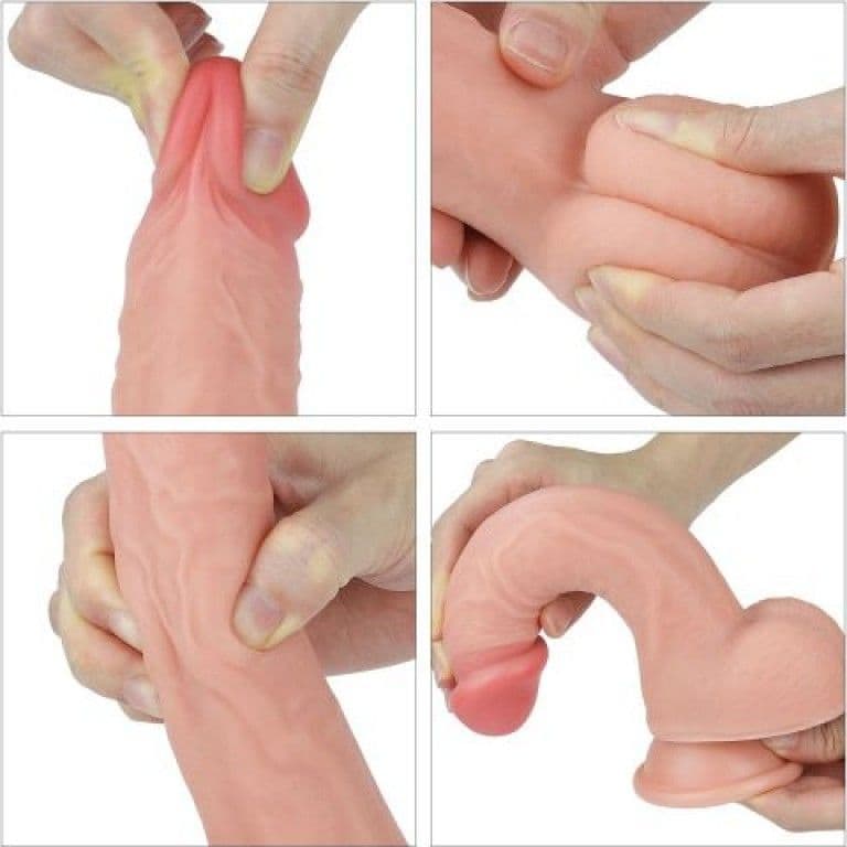 Dual Layered Nature Dildo 8'' – Realistico 20,5 cm - 6