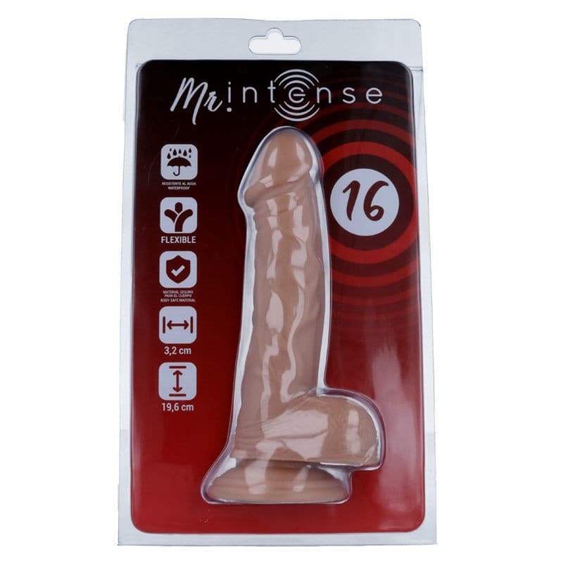 MR INTENSE 16 - Dildo Realistico con Ventosa 19,6 cm - 3