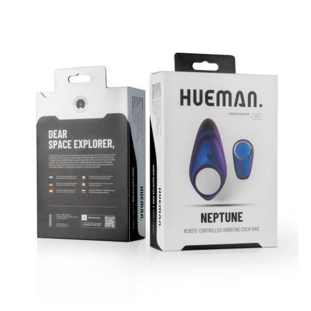 HUEMAN NEPTUNE anello fallico vibrante con remote control - 4